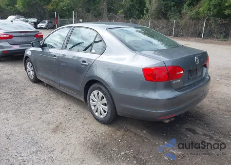 2011 Volkswagen Jetta 2.0L S из США, поврежденный, VIN 3VW1K7AJ7BM394818